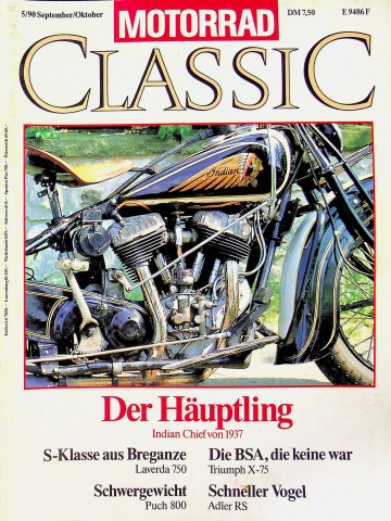 Deckblatt Motorrad Classic (05/1990)